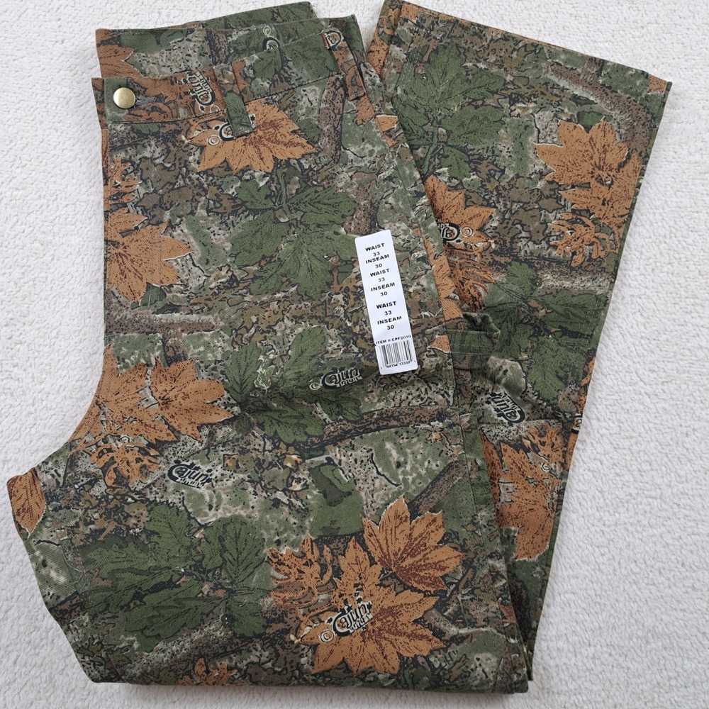 Rasco FR Carpenter Pants Mens Size 33x30 Camouflage Woodland NFPA 2112 New